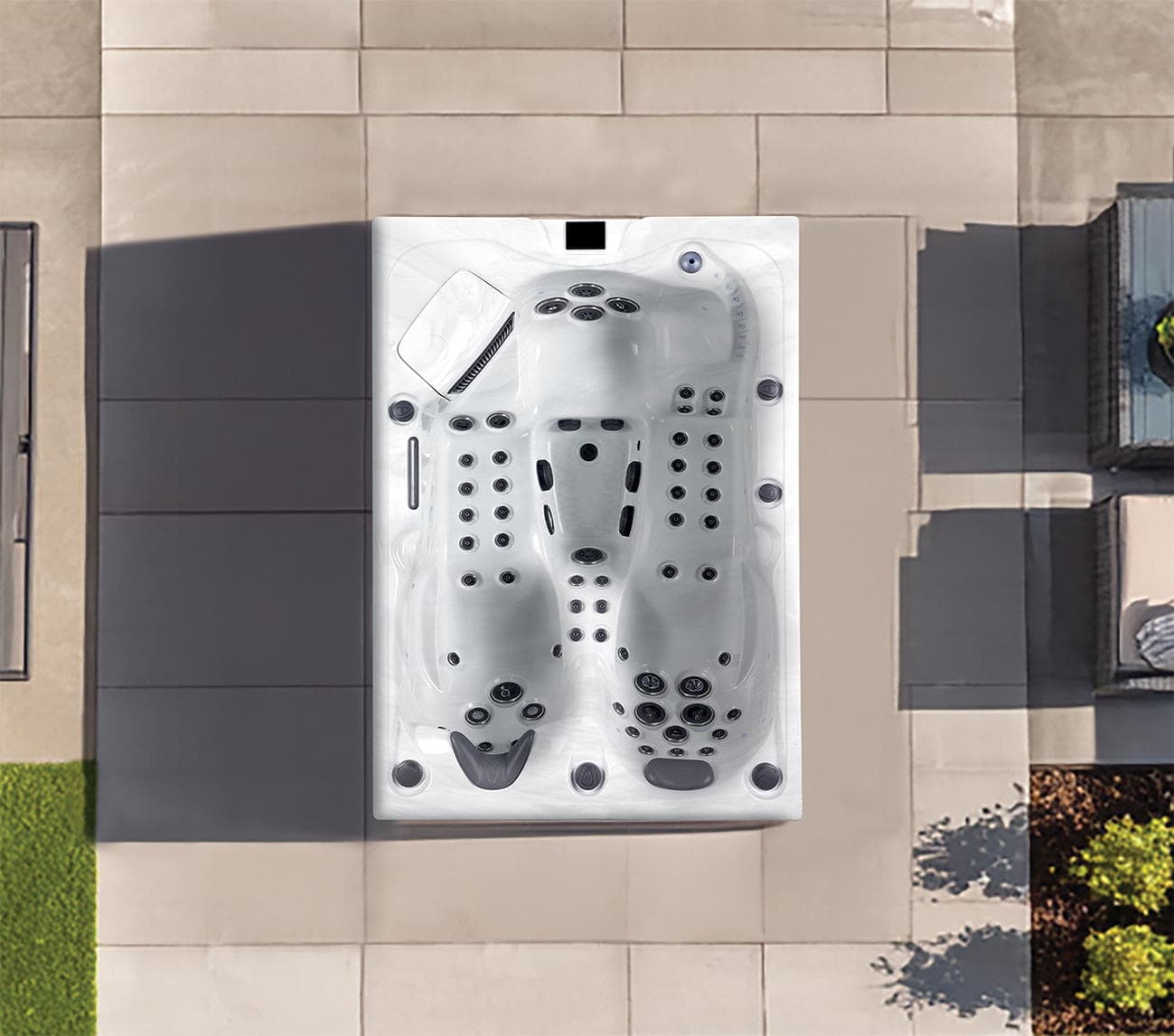 Platinum Spas Topaz - Top Down View