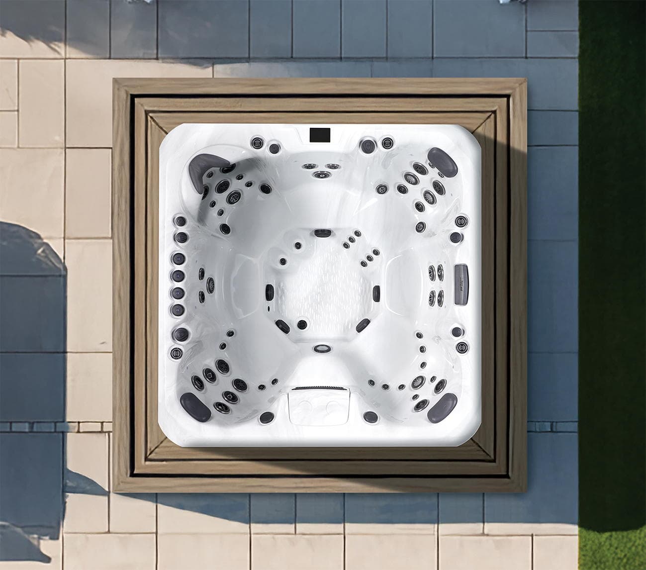 Platinum Spas Oslo - Top Down View