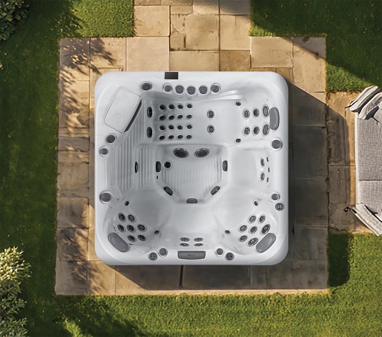 Platinum Spas Positano - Top Down View