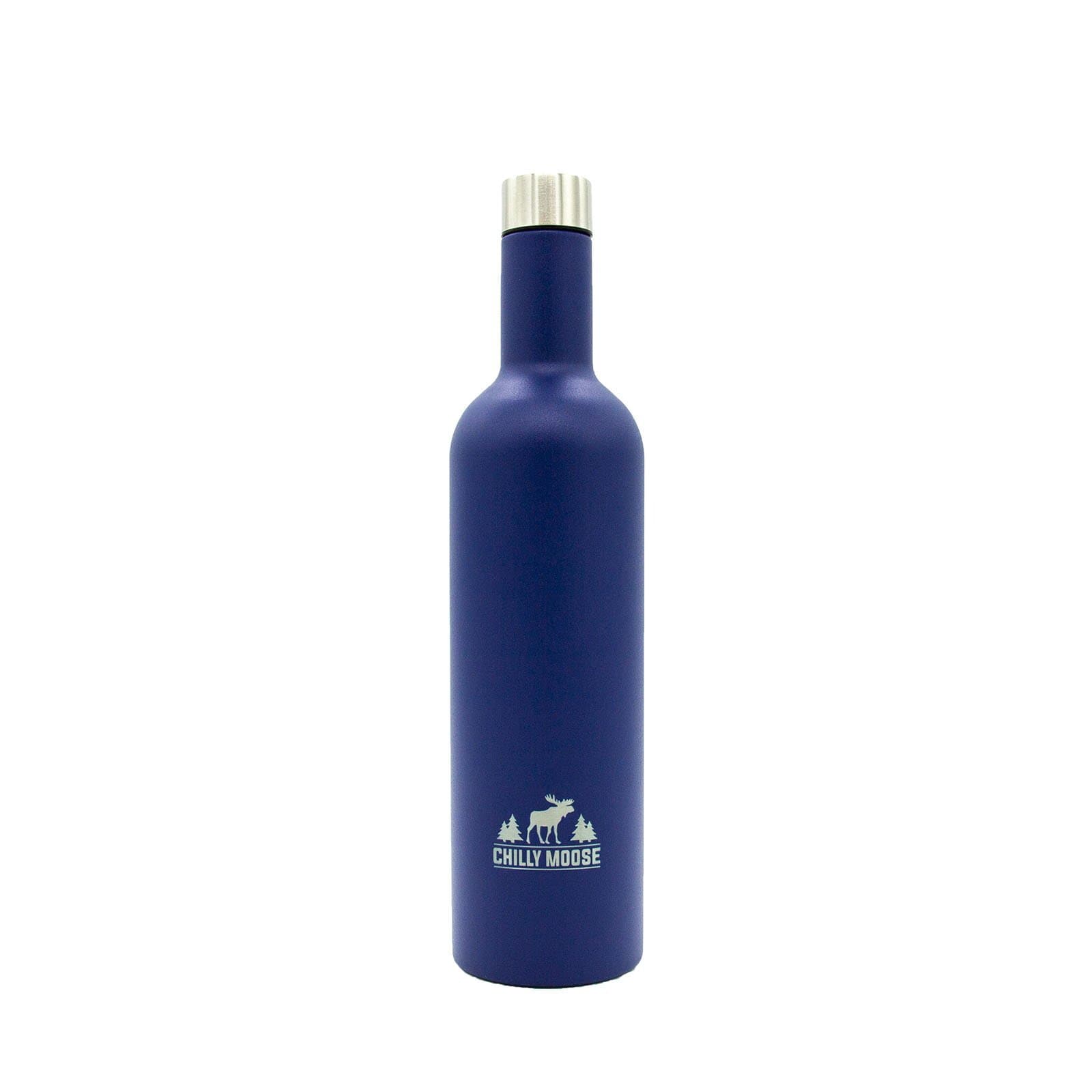 Chilly Moose - 25 OZ WELLINGTON WINE BOTTLE - NAVY