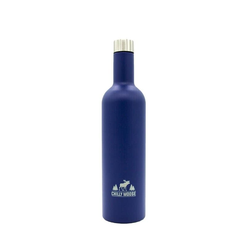 Chilly Moose - 25 OZ WELLINGTON WINE BOTTLE - NAVY
