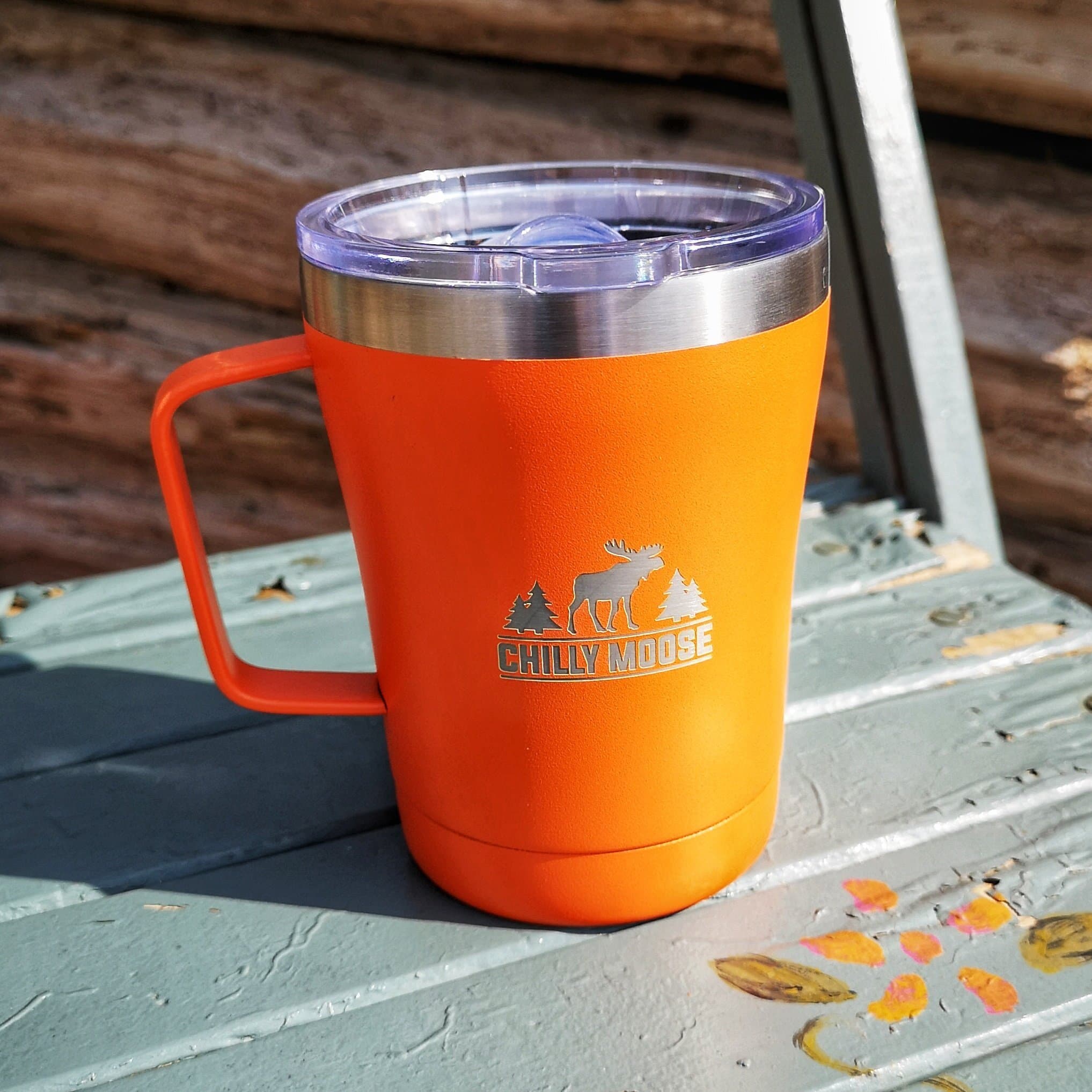 Chilly Moose - 12 OZ CANISBAY CAMP MUG - BLAZE ORANGE
