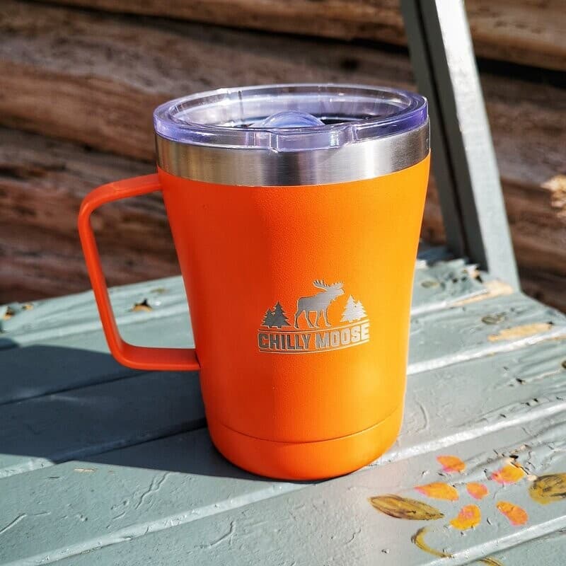 Chilly Moose - 12 OZ CANISBAY CAMP MUG - BLAZE ORANGE