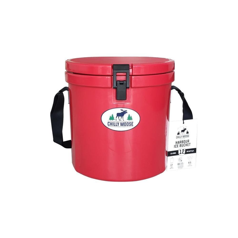 Chilly Moose - 12 LTR HARBOUR BUCKET - CANOE RED