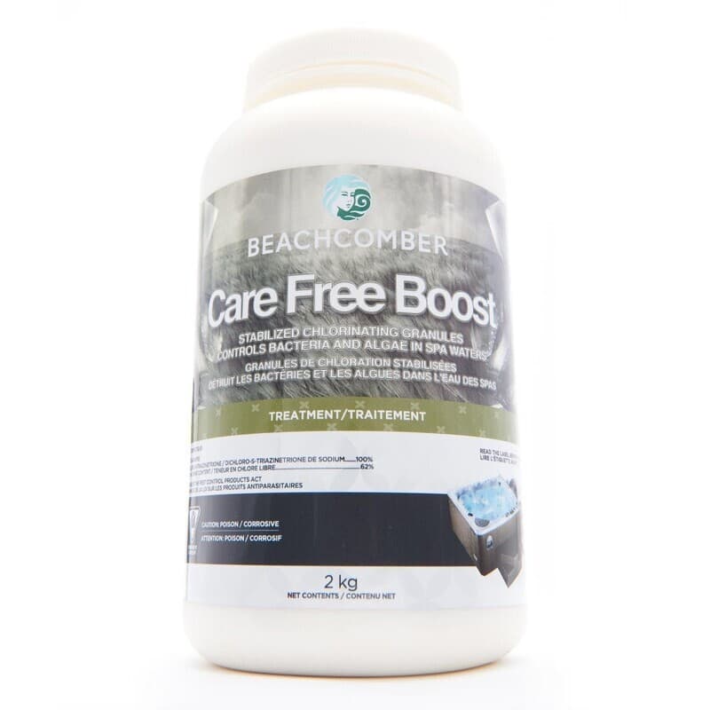CARE FREE BOOST - 2KG -73037 - Alternative to Stabilized Chlorine Granules