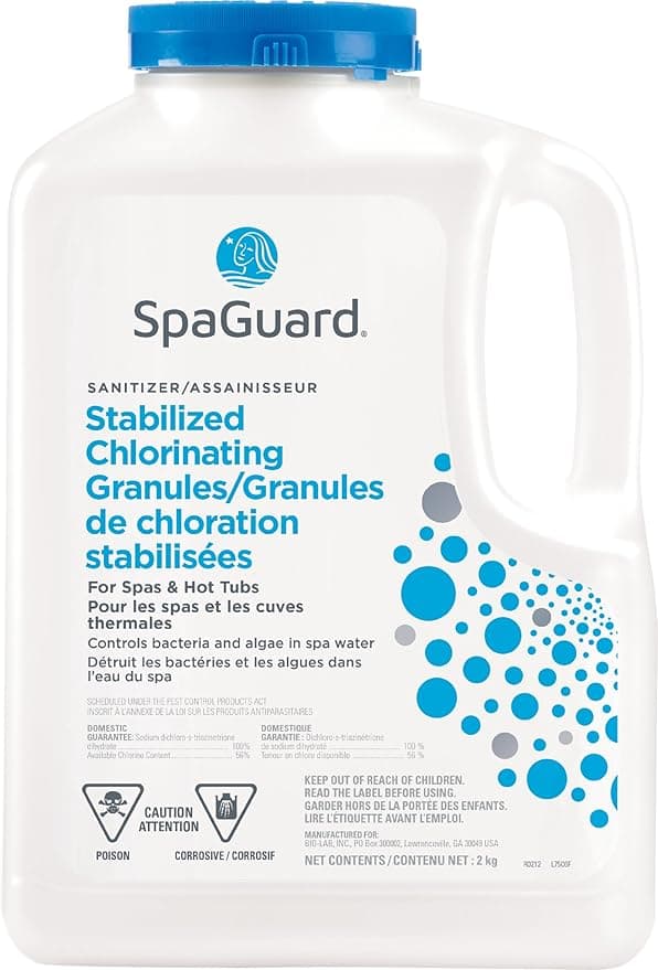 SPAGUARD STABILIZED CHLORINATING GRANULES (2KG) - Alternative to Care Free Boost & Chlor Blast