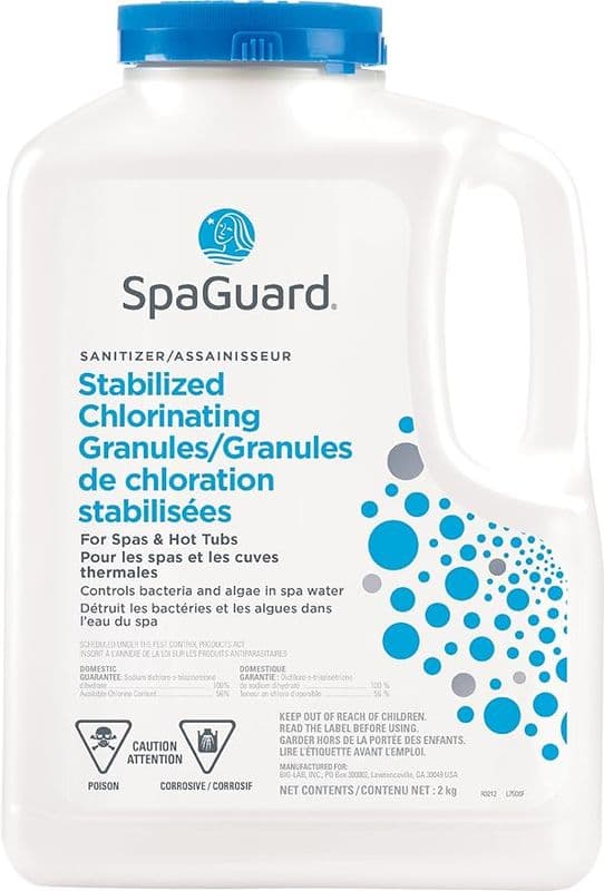 SPAGUARD STABILIZED CHLORINATING GRANULES (2KG) - Alternative to Care Free Boost & Chlor Blast