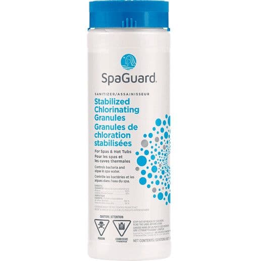 SPAGUARD STABILIZED CHLORINATING GRANULES (800g) - Alternative to Care Free Boost & Chlor Blast