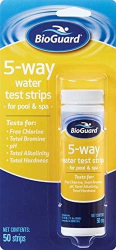 SPAGUARD 5-way Test Strip (x50) Chlor & Brom - Alternative to Beachcomber 6-Way