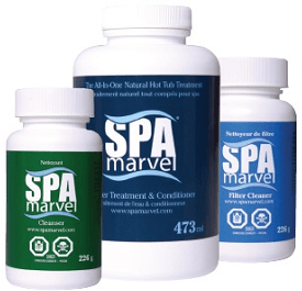 Spa Marvel Trio — Water Treatment, Cleanser, and Filter Cleaner