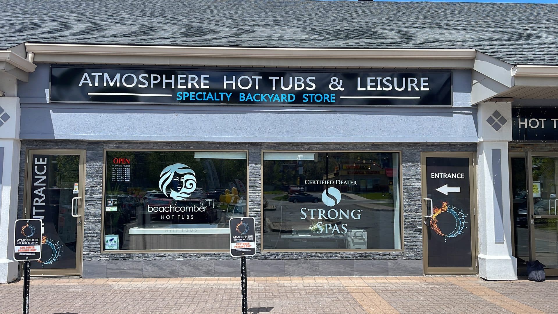 Atmosphere Hot Tubs storefront — 1993 St-Joseph Blvd, Orleans